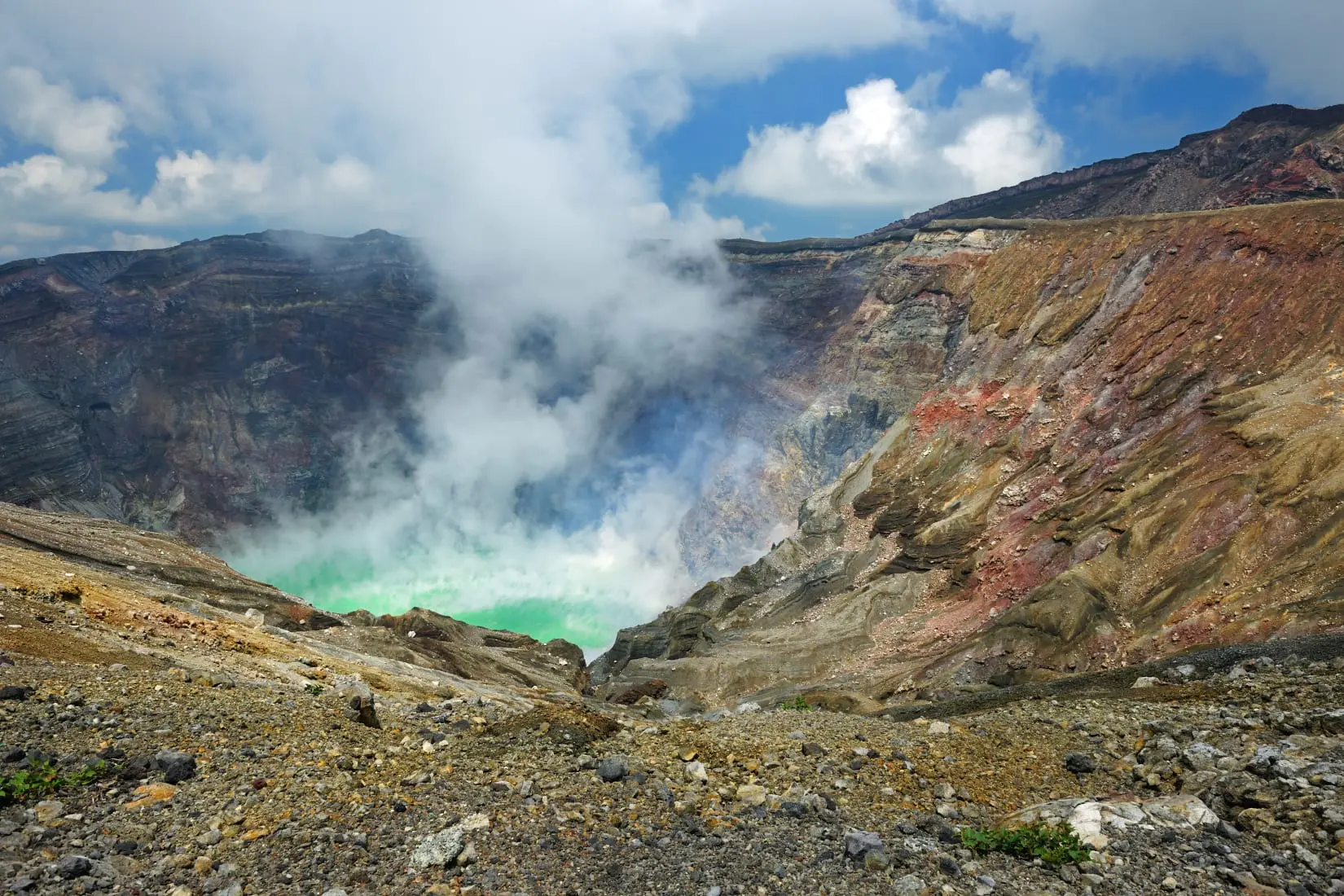 mount aso caldera - Cómo acceder al monte aso