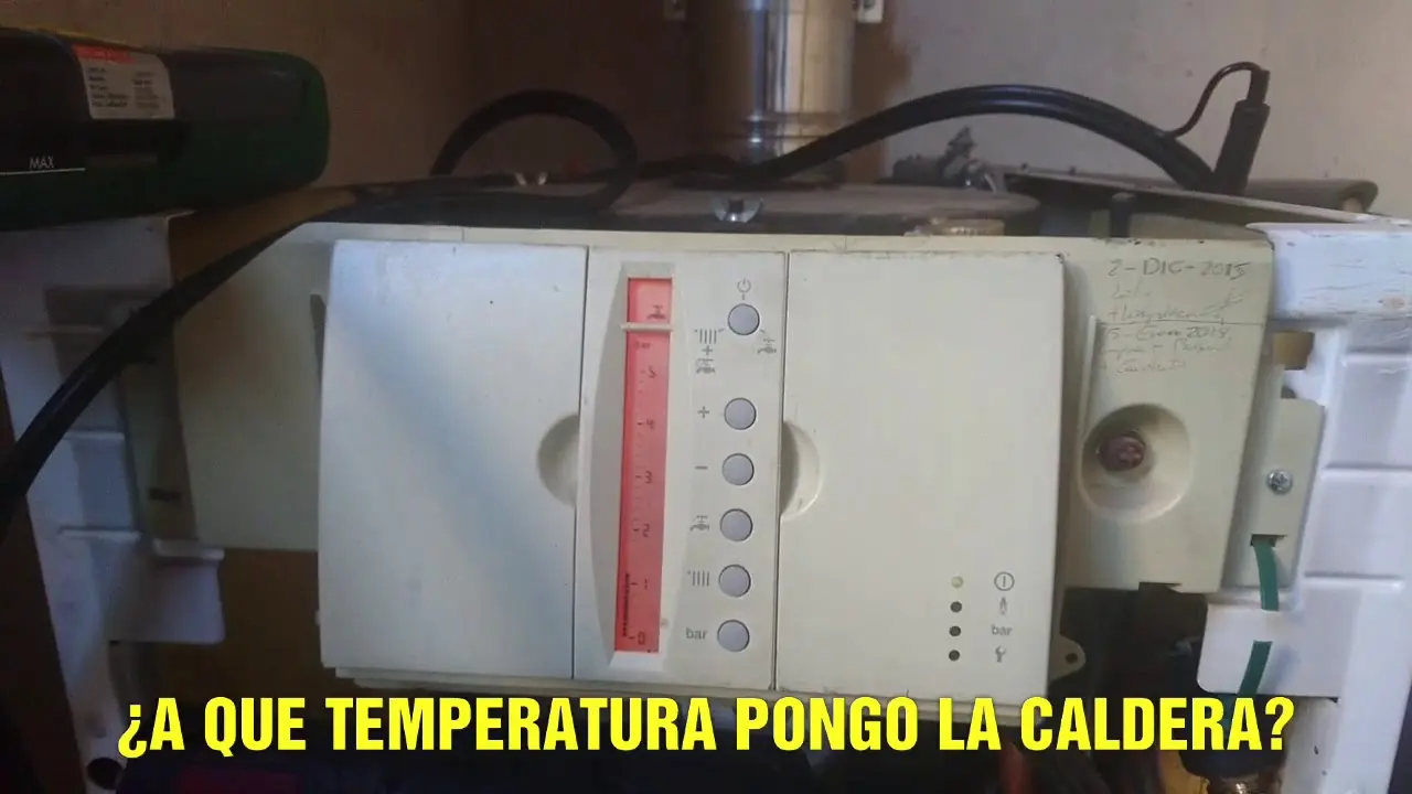 temperatura caldera gasoil - Cómo bajar la temperatura de la caldera