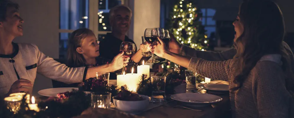 estufa navideña - Cómo organizar una Navidad en familia