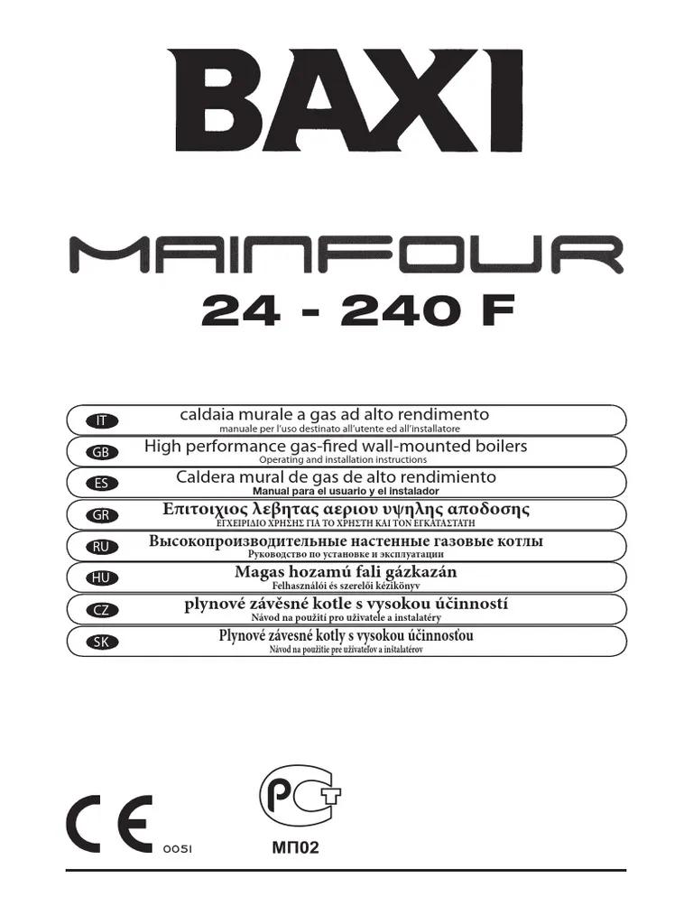 caldera baxi manual - Cómo poner la caldera en modo invierno