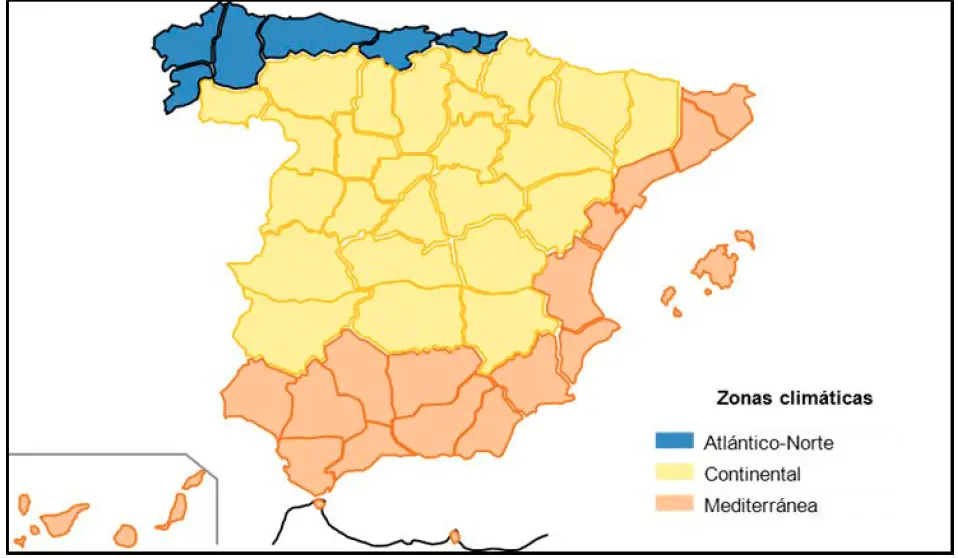 aerotermia segun zona climatica - Cómo saber la zona climática de un edificio