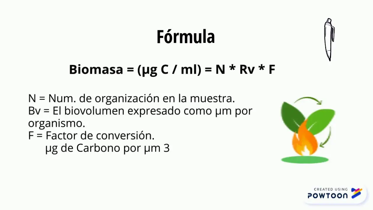 biomasa formula - Cómo se calcula la biomasa