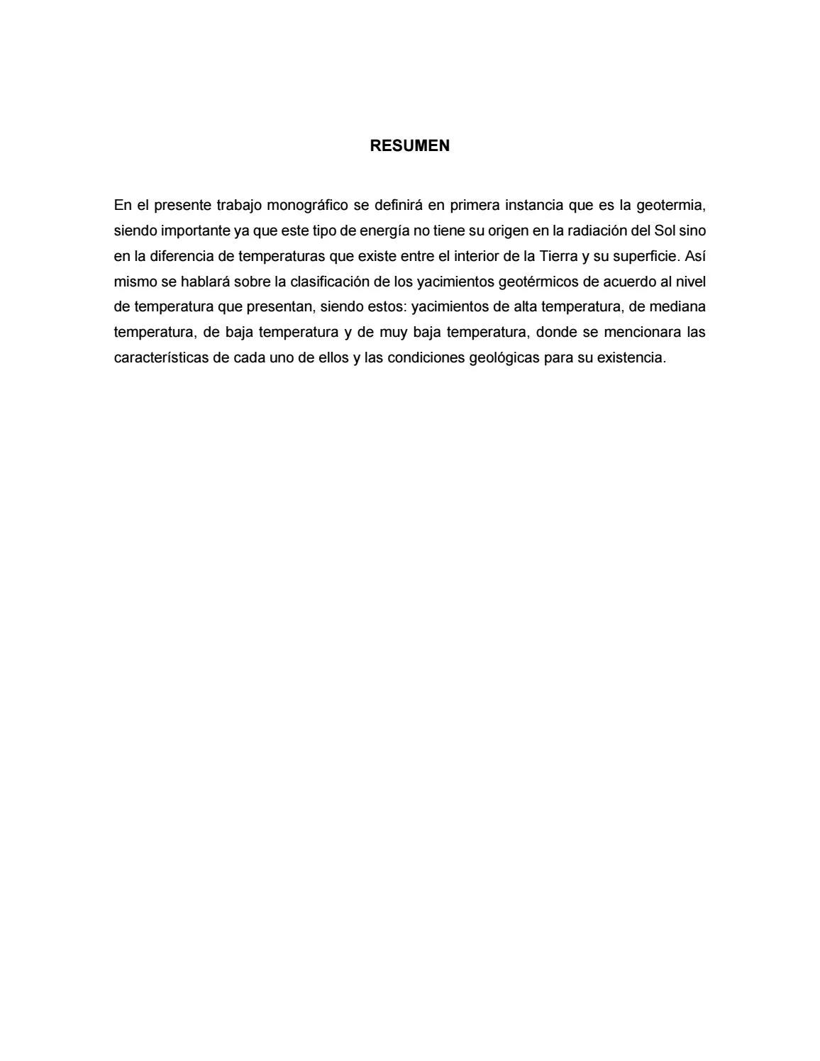 geotermia tipos - Cómo se clasifican los yacimientos geotérmicos