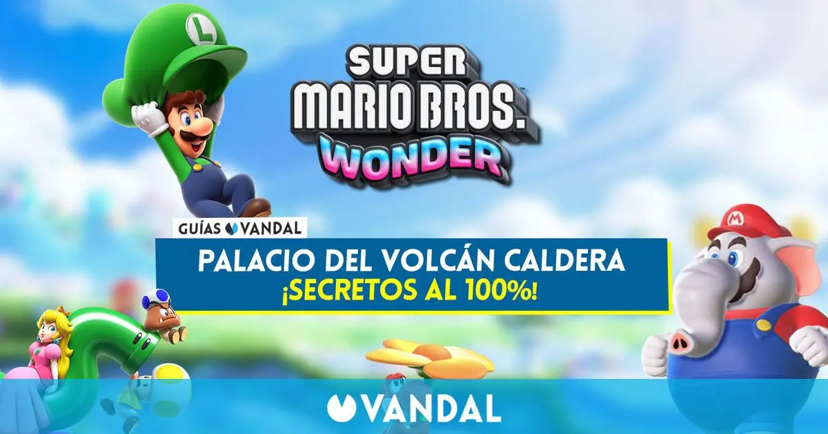 volcan caldera mario wonder - Cuántas semillas hay en el volcán caldera