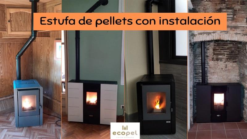 Calefacción con Pellets: Instalación y Precio de un Casete - Cuánto cuesta poner un casete en la chimenea insert pellets con instalación - Cuánto cuesta poner un casete en la chimenea