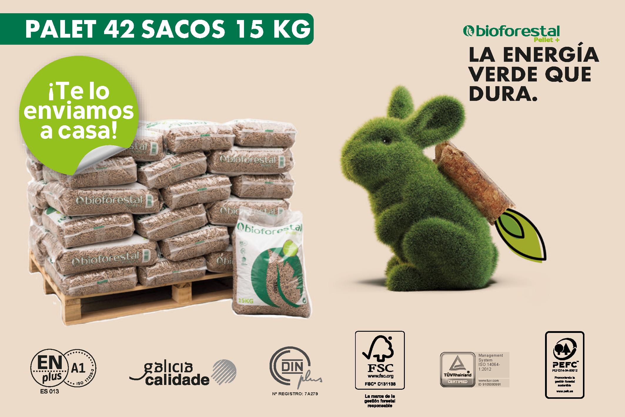 pellet biomasa forestal precio - Cuánto rinden los pellets de madera