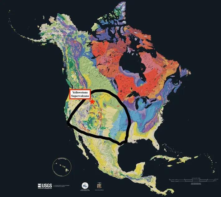 how big is the yellowstone caldera - Cuántos kilómetros tiene el volcán de Yellowstone