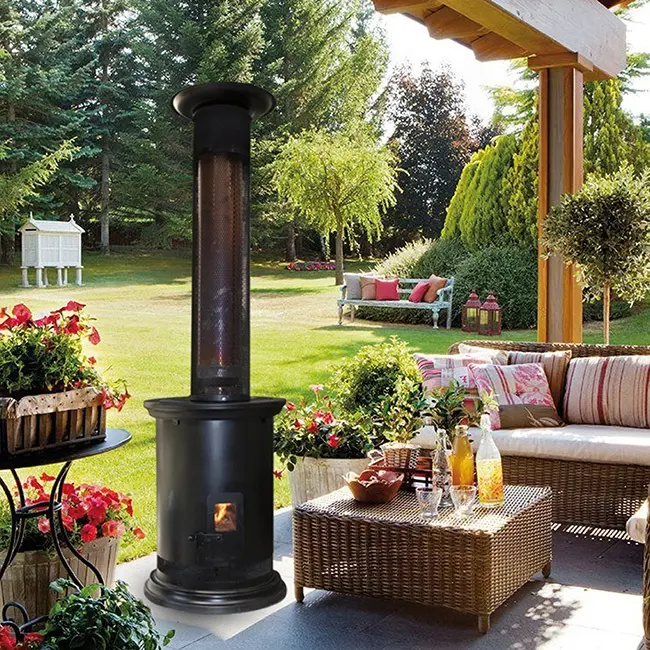 estufas de terraza - Cuántos metros calienta una estufa electrica