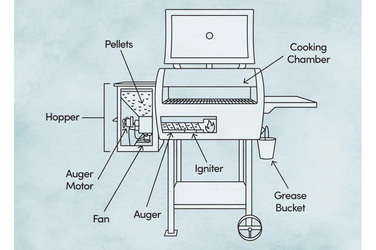 how pellet grills work - Does a pellet smoker automatically feed pellets