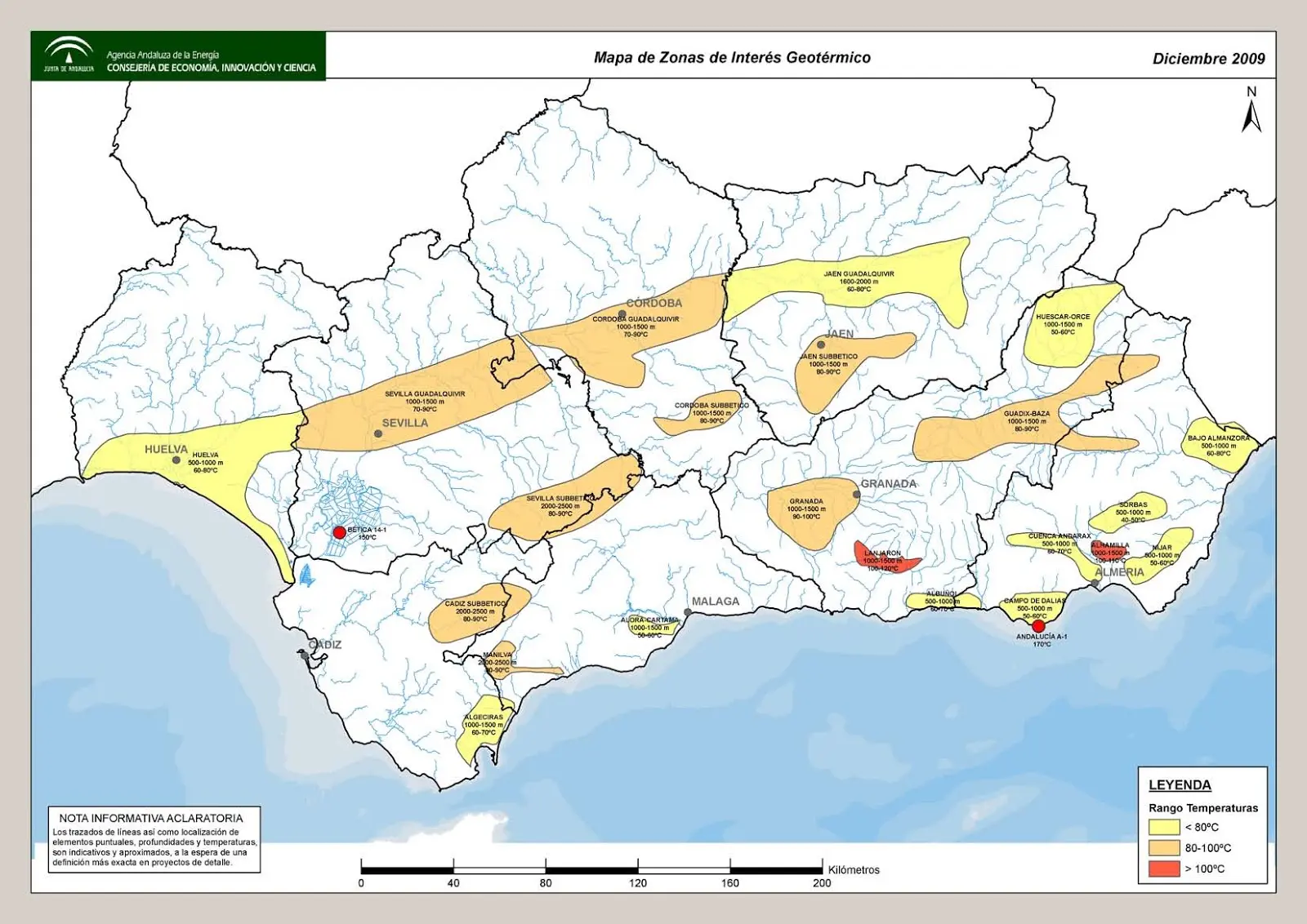 geotermia en andalucia - Dónde hay energía geotérmica en Andalucía