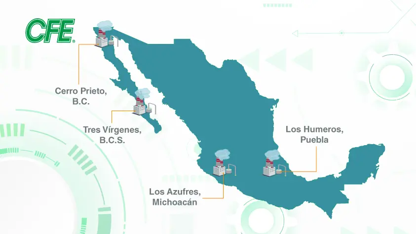 geotermia en mexico - Dónde hay energía geotérmica en México