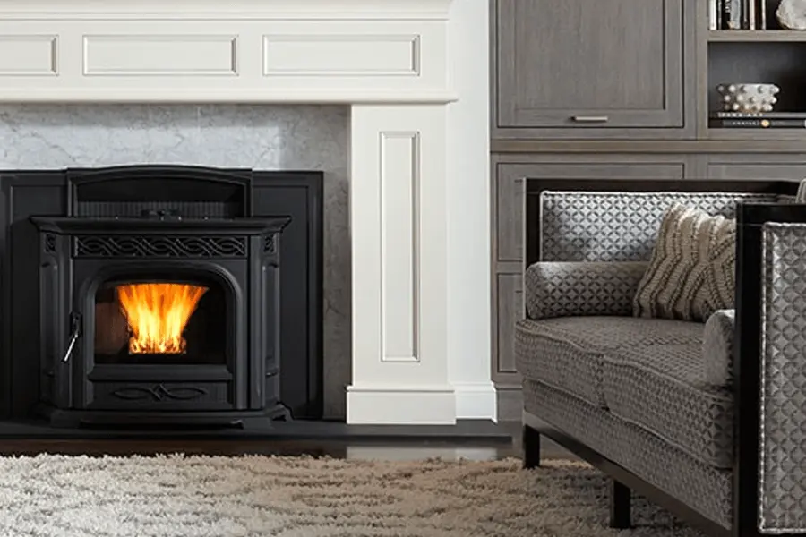 fireplace with pellet stove - Is there a fireplace insert that burns both wood and pellets