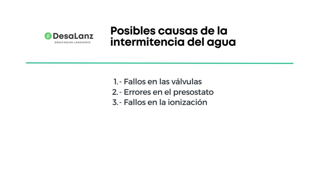 agua caliente intermitente caldera - Por qué no me dura el agua caliente