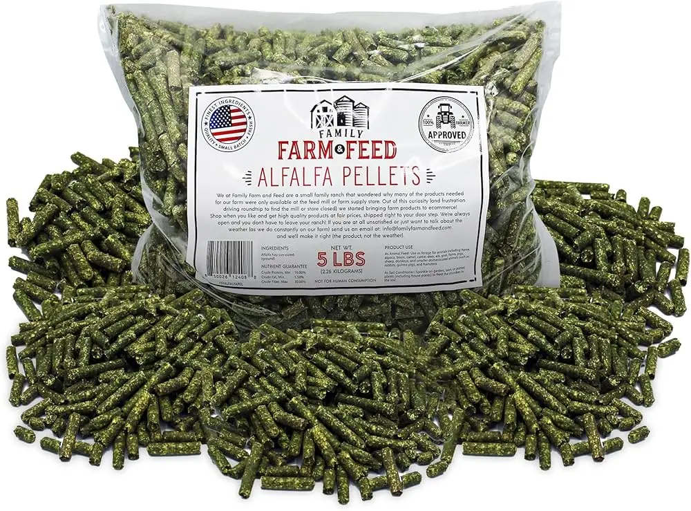 alfalfa pellets pra que se usa - Qué animales se alimentan de alfalfa