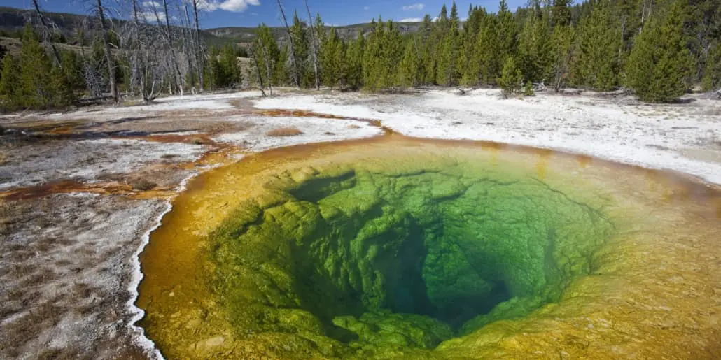 caldera de yellowstone - Qué contiene la caldera de Yellowstone