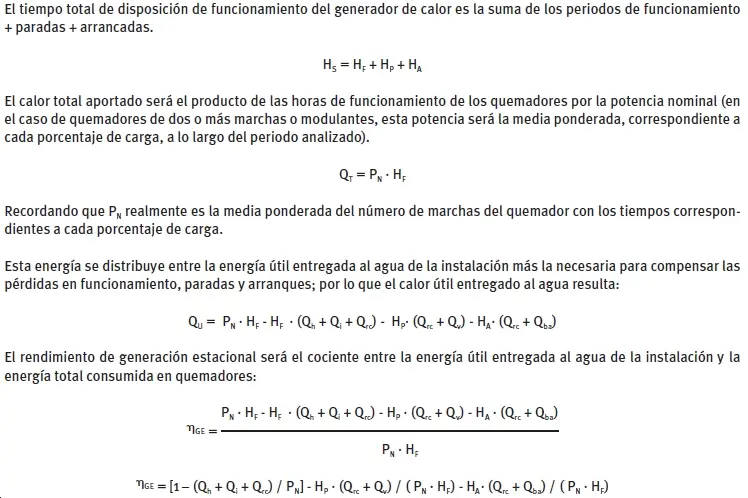 rendimiento medio estacional caldera - Qué es el rendimiento SPF