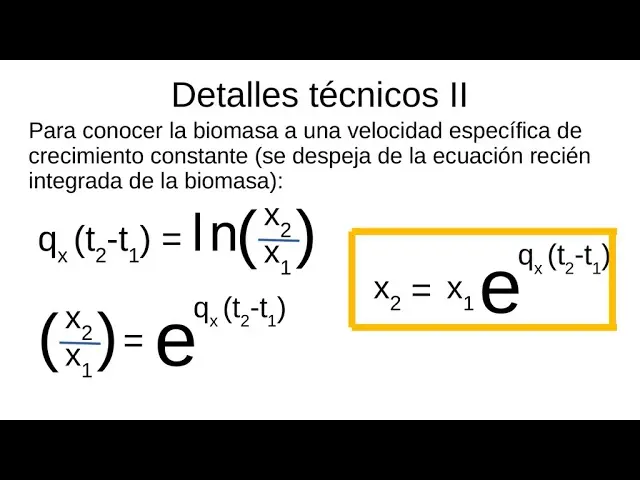 velocidad crecimiento biomasa - Qué es la tasa específica de crecimiento