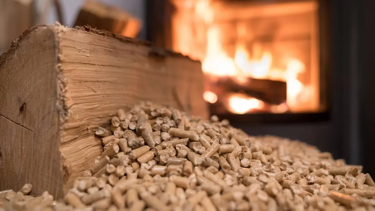 material chimenea pellet biomasa - Qué es Pollets