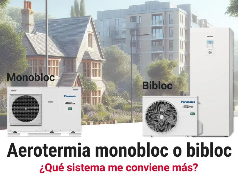 aerotermia bibloc o monoblock - Qué es una aerotermia Bibloc