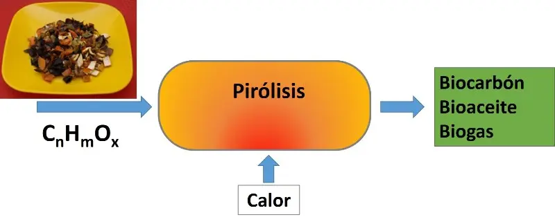 pirolisi biomasa - Qué quieres decir con pirólisis en biomasa