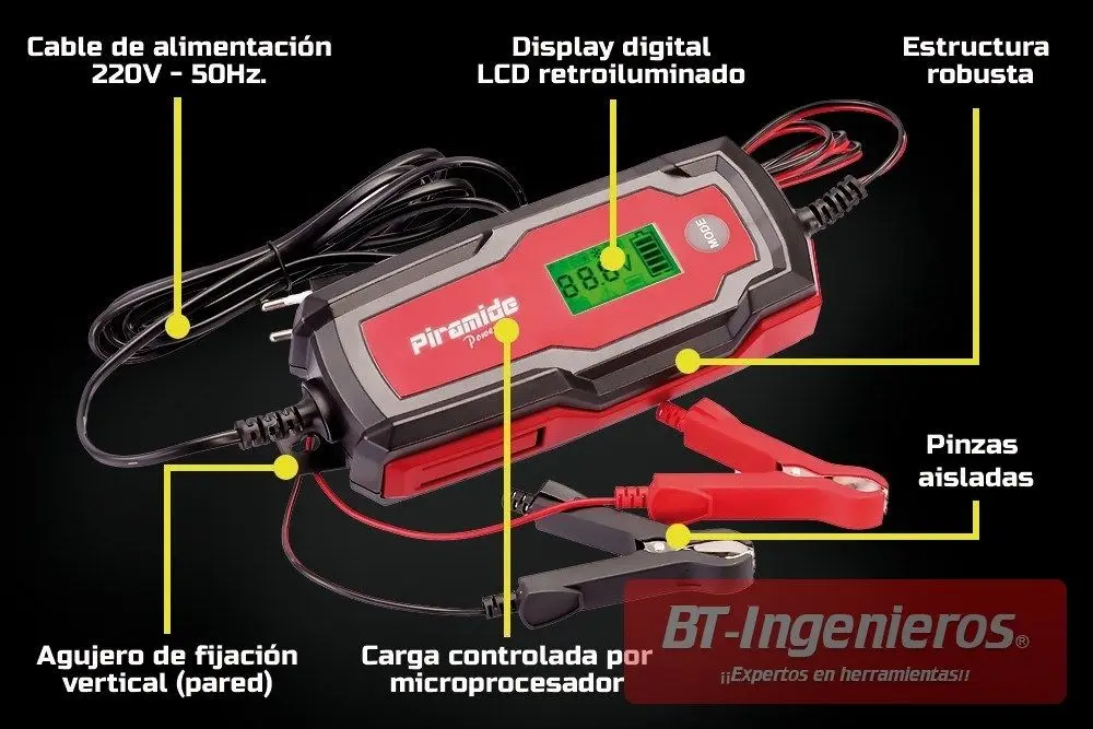 caractristicas electricas de un cargador de baterias - Qué tipo de energía tiene un cargador