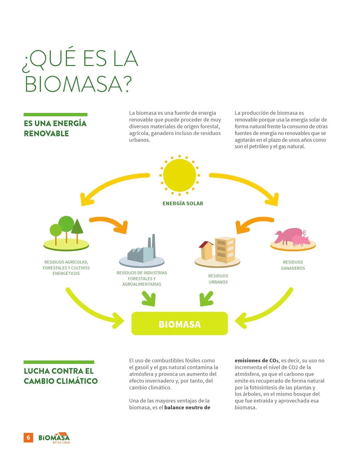 biomasa energia no emite dioxido de carbono a la atmosfera - Qué tipos de energía no generan dióxido de carbono