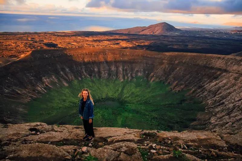 caldera blanca lanzarote - Qué volcanes están activos en Lanzarote