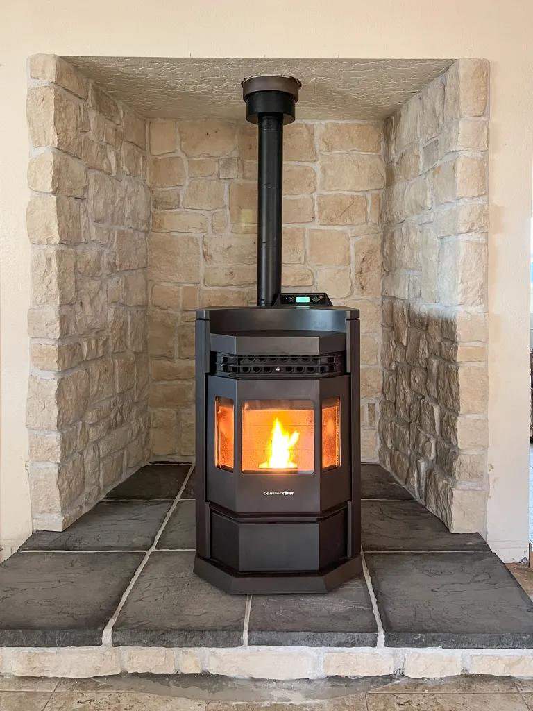 installation of a pellet stove - What are the rules for installing a pellet stove